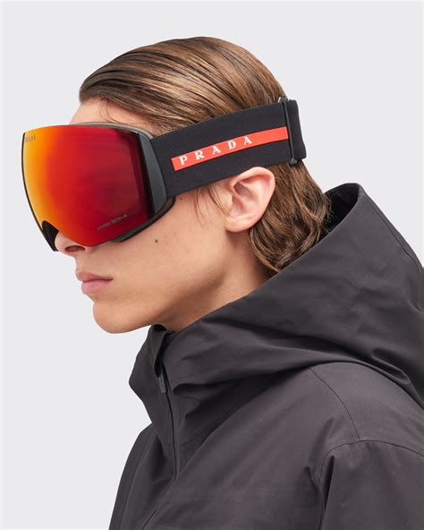 skibrille damen prada|Prada Linea Rossa By Oakley Ski Goggles.